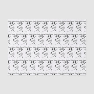 Keys to the Music Gene DNA Tissue Paper