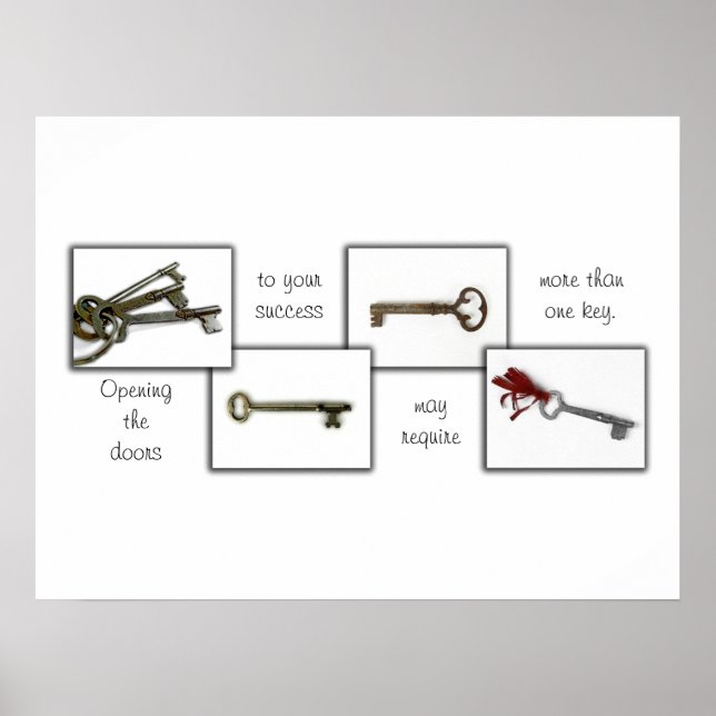 KEYS TO YOUR SUCCESS POSTER (Front)