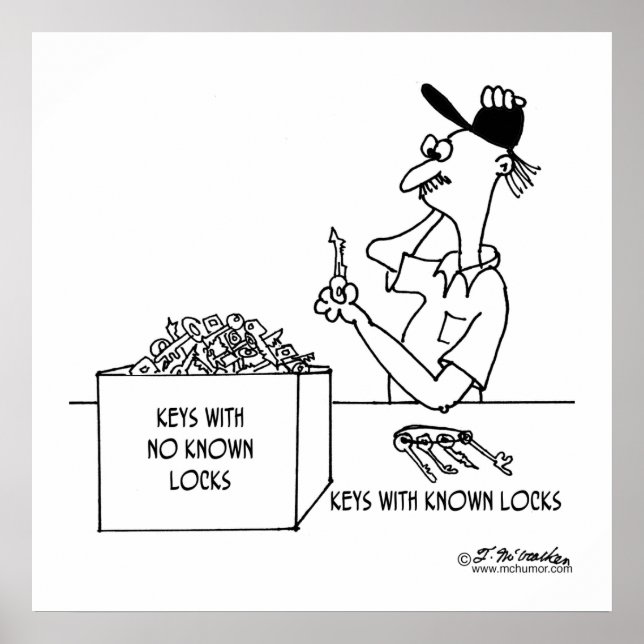 Keys With No Known Locks: Poster (Front)
