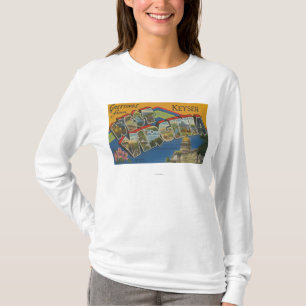 Keyser, West Virginia - Large Letter Scenes T-Shirt