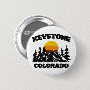 Keystone,Colorado 6 Cm Round Badge