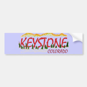 Keystone Colorado bumpersticker Bumper Sticker
