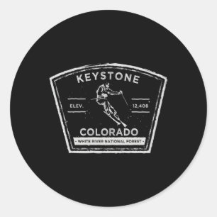 Keystone Colorado Classic Round Sticker