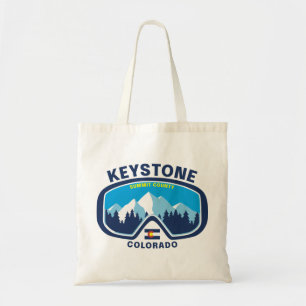 Keystone Colorado Mountain Ski Goggles Tote Bag