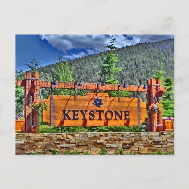 Keystone Colorado postcard (Front)