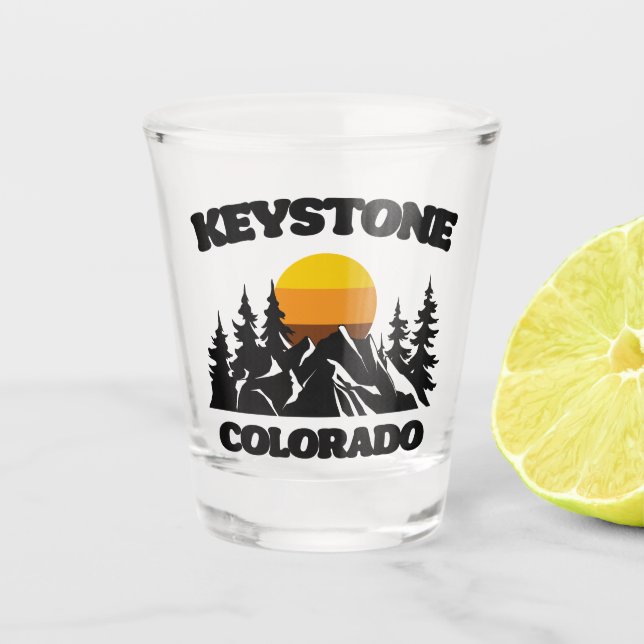 Keystone,Colorado Shot Glass (Front)