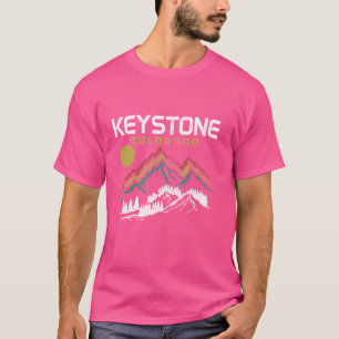 Keystone Colorado Ski Snowboard Winter Vintage Mou T-Shirt