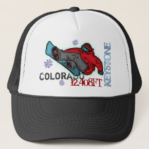 Keystone Colorado snowboard elevation hat