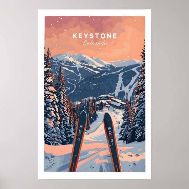 Keystone Ski Poster - Colorado 1 (Front)