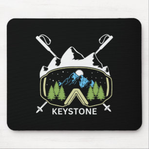 Keystone Ski Resort Colorado Skiing Souvenir  Mouse Pad