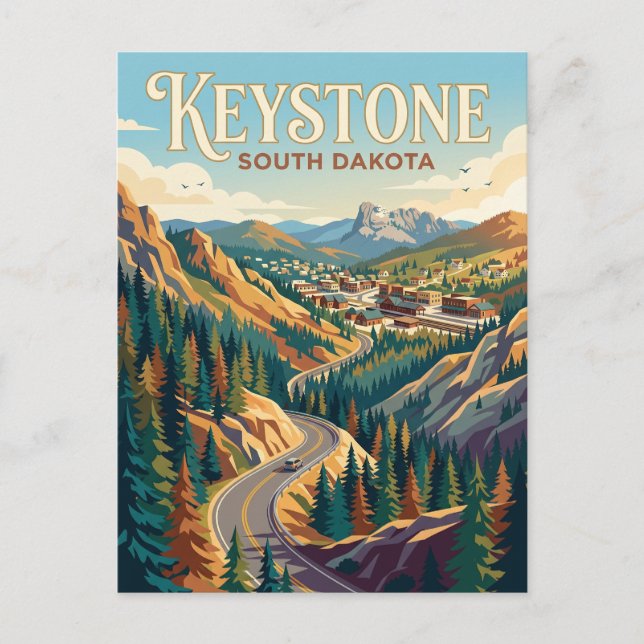 Keystone South Dakota Postcard (Front)