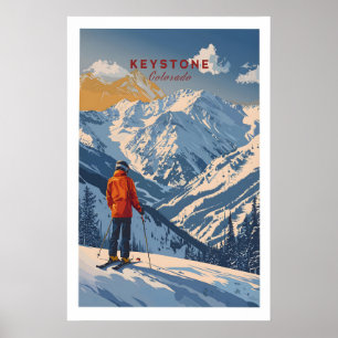 Keystone Travel Poster - Colorado 1