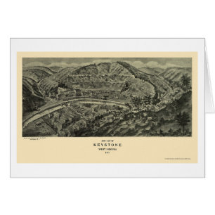 Keystone, WV Panoramic Map - 1911