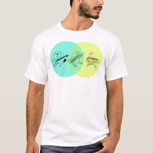 Keytar Platypus Venn Diagram 2 Essential T-Shirt