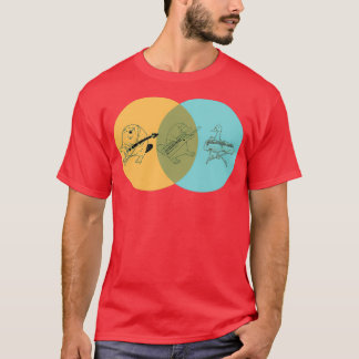 Keytar Platypus Venn Diagram OGB T-Shirt