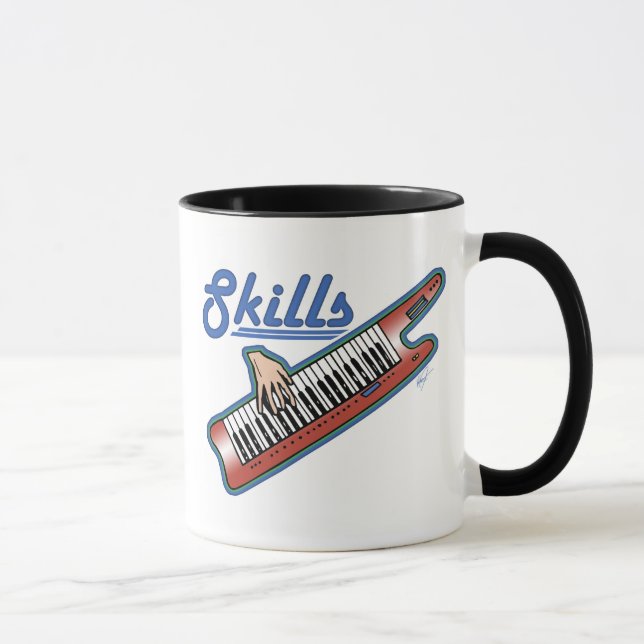 keytar skills design mug (Right)