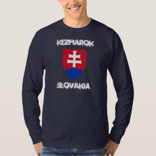 Kezmarok, Slovakia with coat of arms T-Shirt