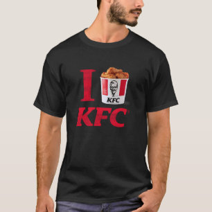 KFC I Heart KFC Bucket of Fried Chicken Retro Food T-Shirt