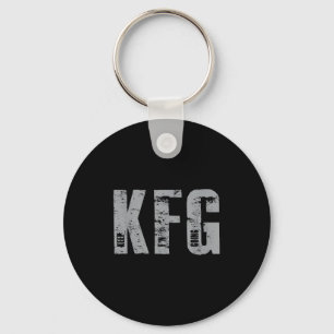 Kfg Keep F'n Going Military Style  Key Ring