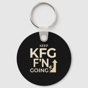 Kfg Keep F'n Going Military Style  Key Ring
