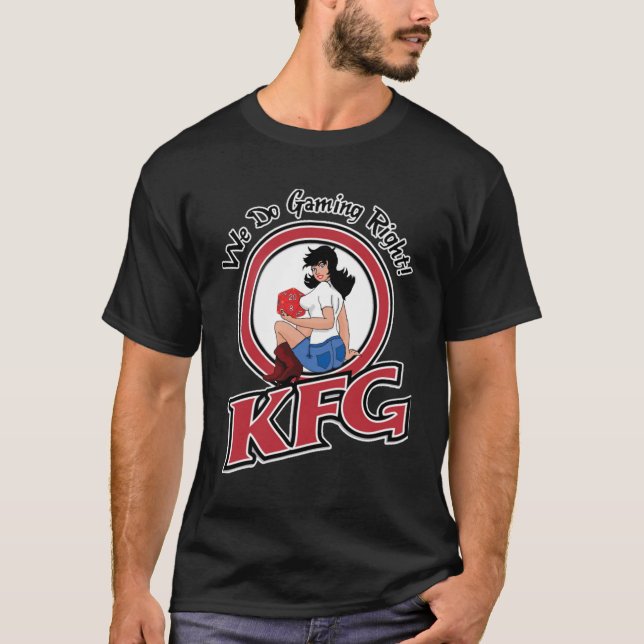 KFG Nose Art T-Shirt (Dark) (Front)