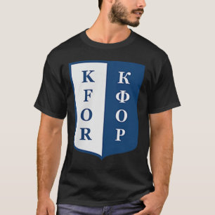 Kfor Kosovo Force Joint Peacekeeping Operation Yug T-Shirt