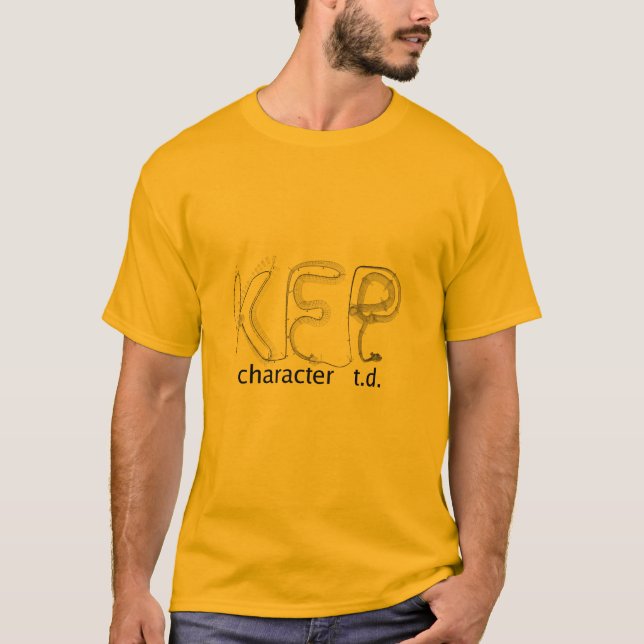 KFP character TD T-shirt (light colour) (Front)
