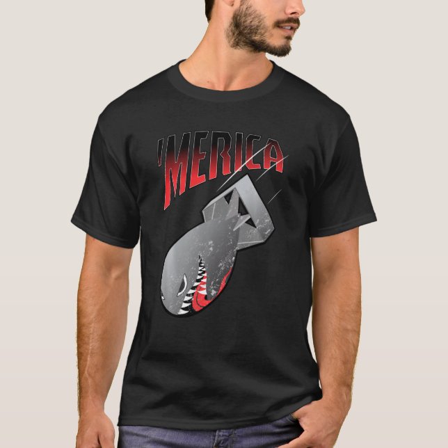 Kfx Merica Da Bomb T-Shirt (Front)