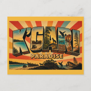 K'gari World Heritage Sand Island Paradise Postcard