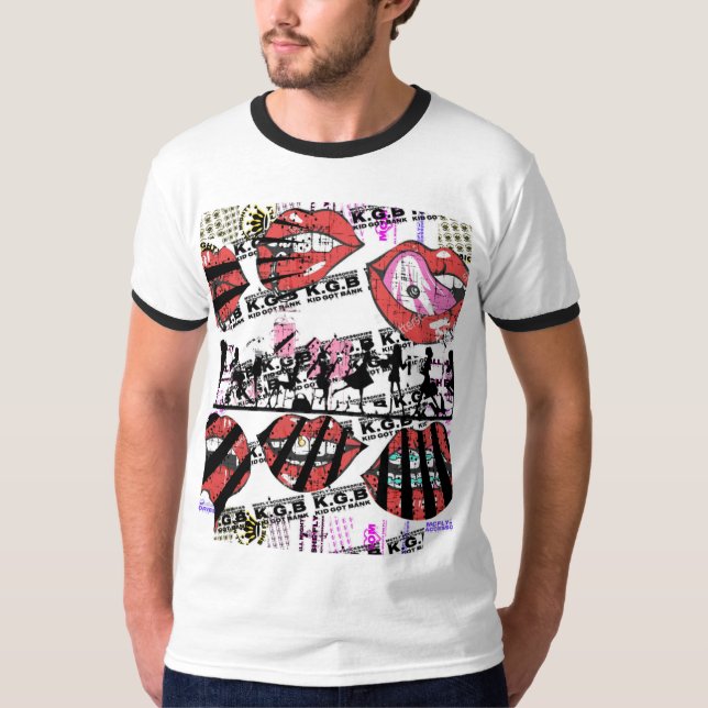 KGB Lips T-Shirt (Front)