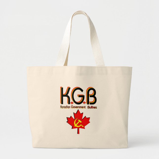 KGB Purse Large Tote Bag (Front)