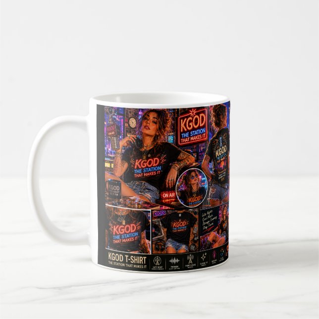 KGOD Radio Late Night  Coffee Mug (Left)