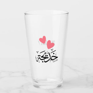 khadija name in arabic, خديجة glass