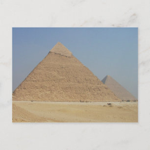 khafre's pyramid postcard