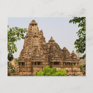 Khajuraho Temple in Madhya Pradesh India Postcard