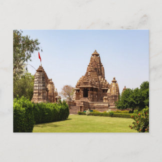 Khajuraho Temple in Madhya Pradesh India Postcard