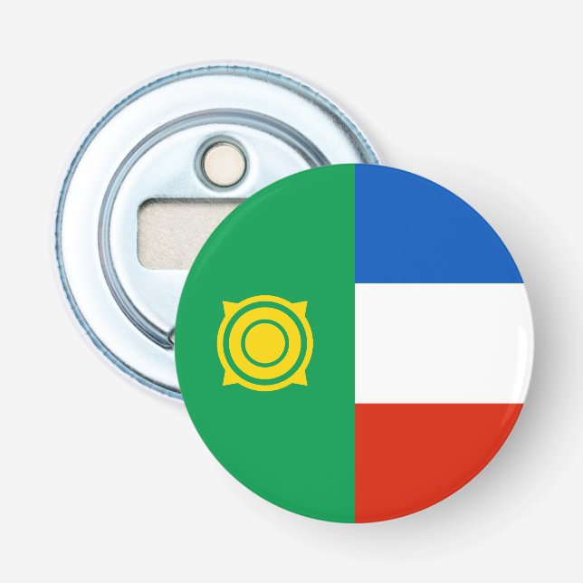 Khakassia Flag Bottle Opener (Front)