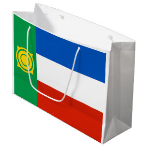 Khakassia Flag Large Gift Bag