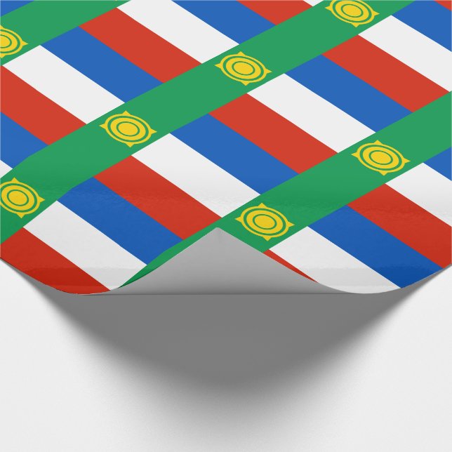 Khakassia Flag Wrapping Paper (Corner)