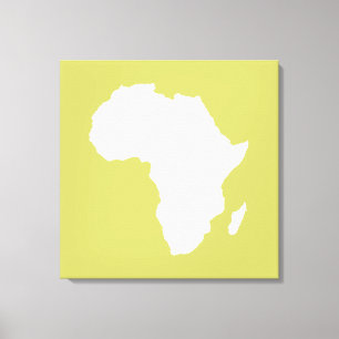 Khaki Audacious Africa Canvas Print