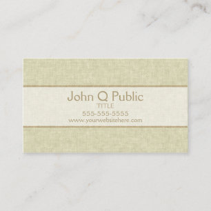 Khaki Business Card