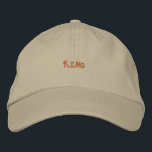 Khaki King Cap Where Style Meets Comfort Style Hat<br><div class="desc">Understated Elegance: This khaki adjustable cap features "King" embroidered on the front,  offering a subtle yet stylish way to add a regal touch to your outfit.</div>
