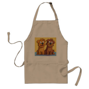 Khaki puppy standard apron