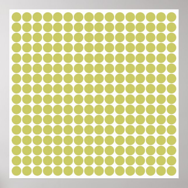 Khaki Safari Dot Poster (Front)