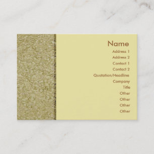 Khaki Sandstone Profile Card