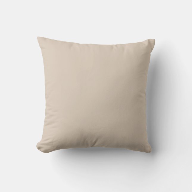 Khaki Solid Color, Cushion, Modern, Simple, Elegan Cushion (Front)