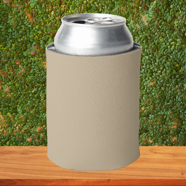 Khaki Solid Colour Can Cooler (Creator Uploaded)
