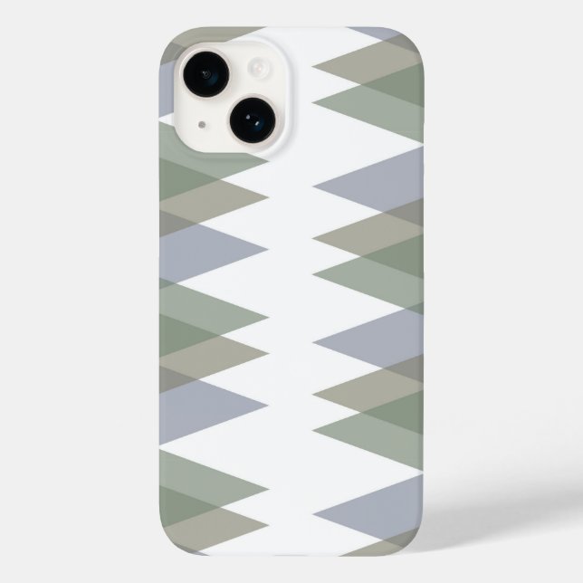 Khaki triangles Case-Mate iPhone case (Back)
