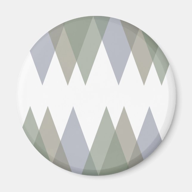 Khaki triangles magnet (Front)