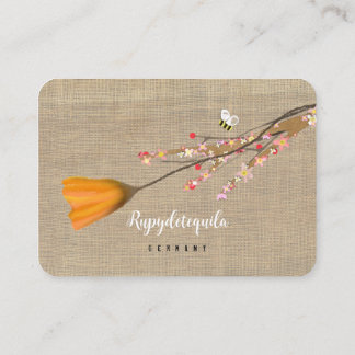 Khaki watercolor tan texture beige sandy business card